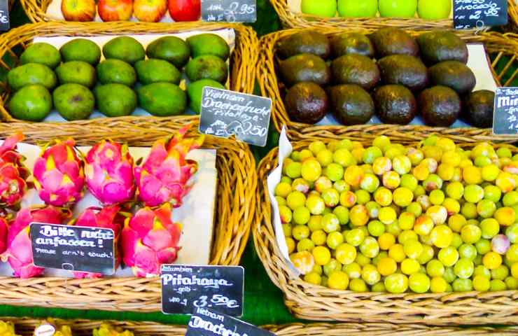Frutta in vendita