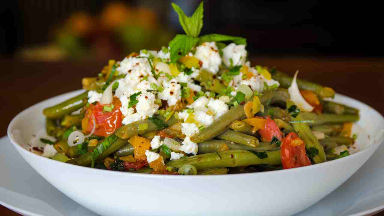 Fagiolini al pomodoro e ricotta RicettaSprint