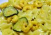 Farfalle zucchine e gamberi