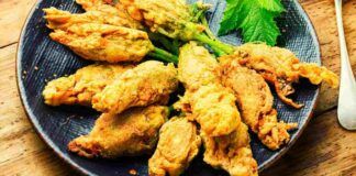 Fiori di zucca fritti