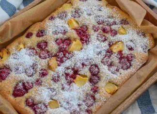 Focaccia dolce alla frutta RicettaSprint