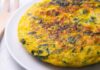 Frittata di fiori di zucca e pancetta
