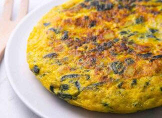 Frittata di fiori di zucca e pancetta