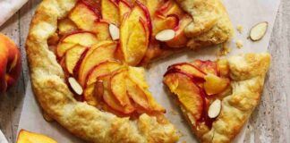 Galette alle pesche senza impasto RicettaSprint 