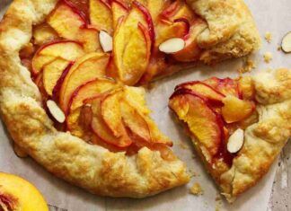 Galette alle pesche senza impasto RicettaSprint 