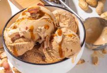 Gelato al burro d'arachide senza gelatiera RicettaSprint