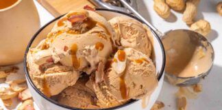 Gelato al burro d'arachide senza gelatiera RicettaSprint