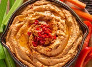 Hummus piccante e affumicato