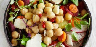 Insalata di ceci con pomodori RicettaSprint