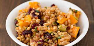 Insalata di farro alla zucca