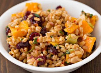 Insalata di farro alla zucca