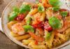 Insalata di pasta ai gamberetti