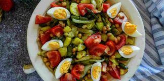 Insalata di pomodori zucchine e uova sode RicettaSprint
