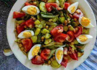 Insalata di pomodori zucchine e uova sode RicettaSprint