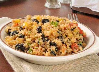 Insalata di quinoa e fagioli neri