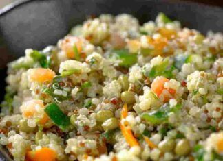 Insalata di riso e quinoa
