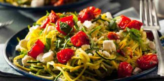 Insalata di zucchine alla caprese RicettaSprint