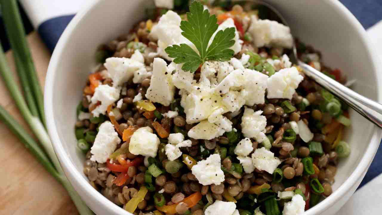 Insalata mista con lenticchie RicettaSprint