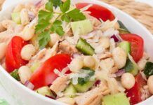Insalata piatto unico di fagioli - RicettaSprint