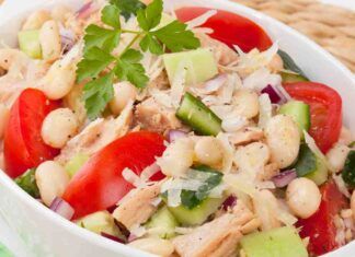 Insalata piatto unico di fagioli - RicettaSprint