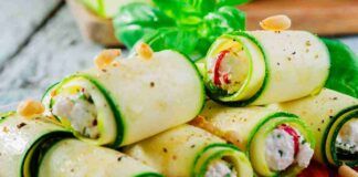 Involtini leggerissimi di zucchina - RicettaSprint