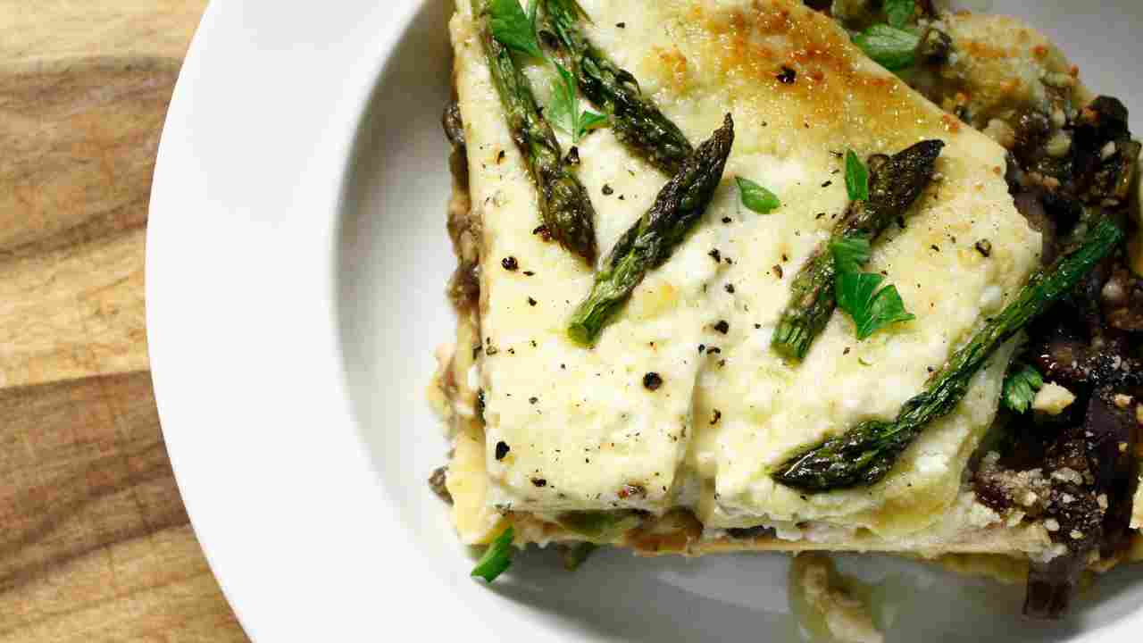 Lasagna agli asparagi' - RicettaSprint