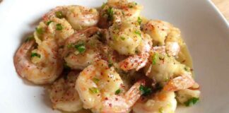 Mazzancolle in padella al burro