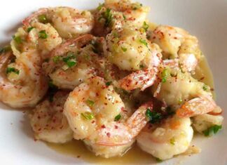 Mazzancolle in padella al burro
