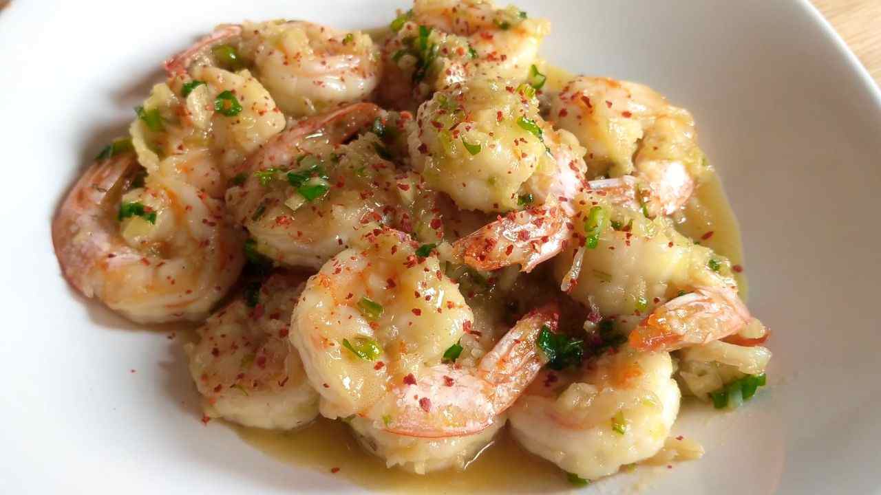 Mazzancolle in padella al burro