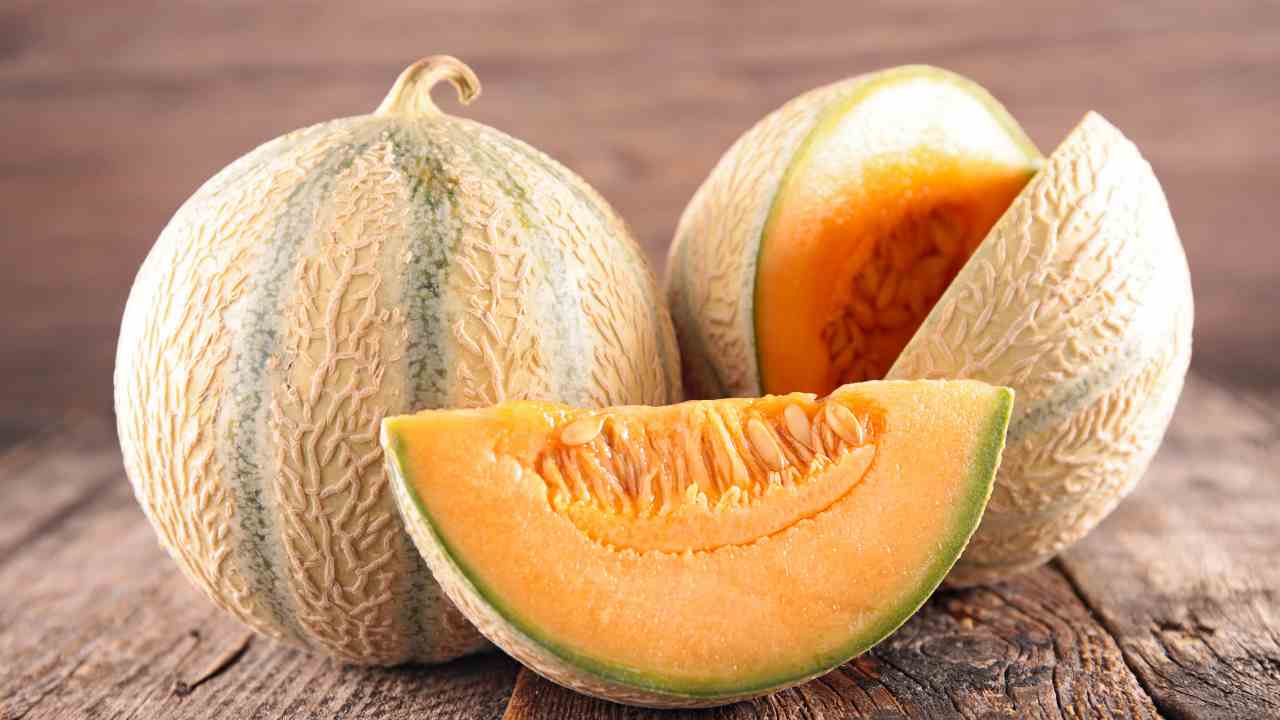 Dei meloni cantalupo freschi