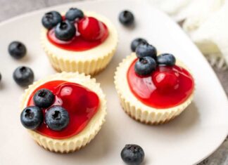 Mini cheesecake veloci di yogurt e frutta
