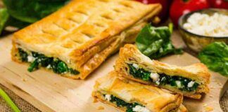 Mini strudel salati