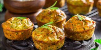 Muffin ai fiori di zucca