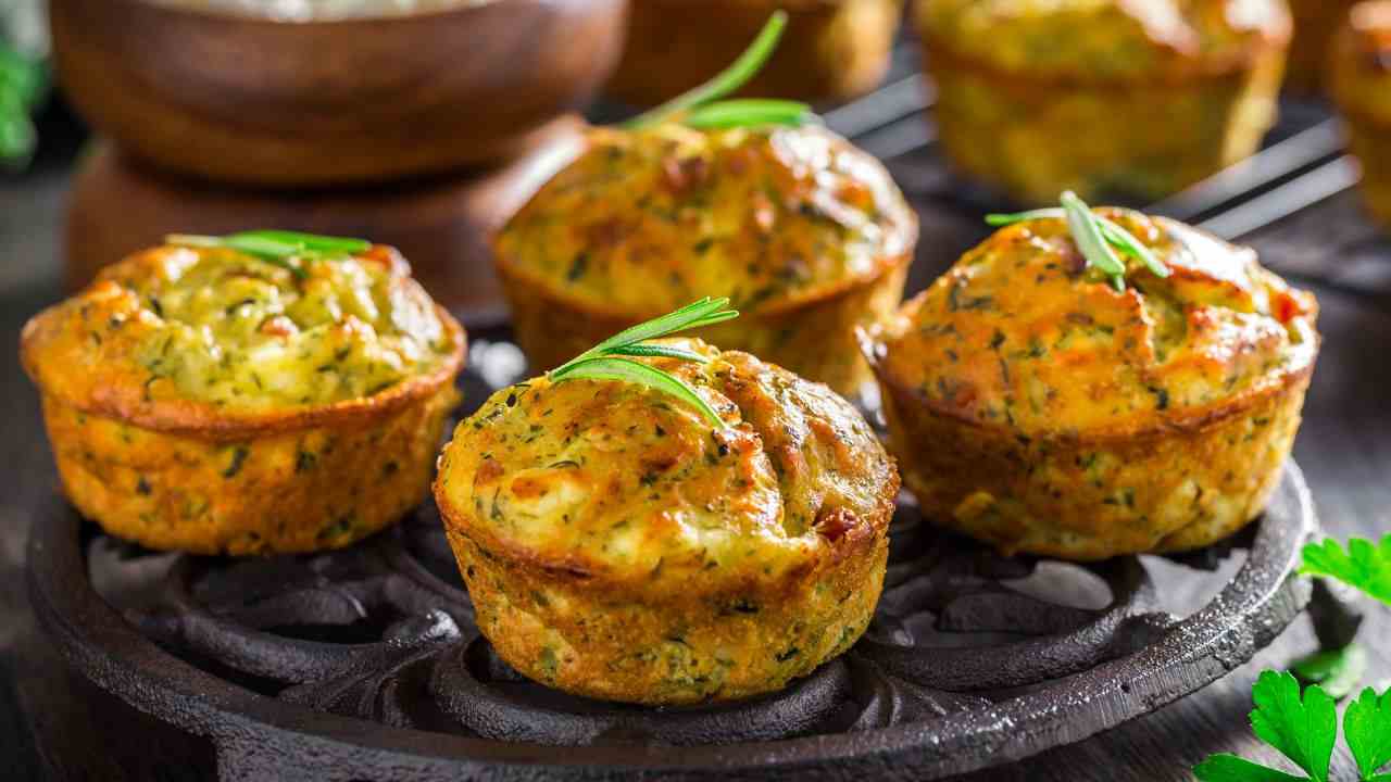 Muffin ai fiori di zucca