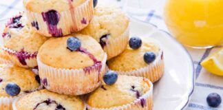 Muffin ai mirtilli e succo di limone RicettaSprint