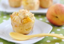 Muffin mascarpone e pesche RicettaSprint