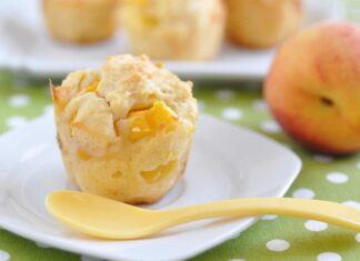 Muffin mascarpone e pesche RicettaSprint