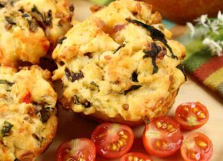 Muffin pomodori provola e prosciutto RicettaSprint