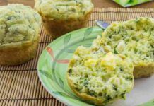 Muffin salati zucchine e feta