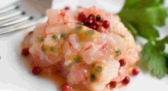 Non hai bisogno di andare al ristorante per una tartare di gamberi come questa. Ti occorrono solo prodotti freschi in 5 minuti