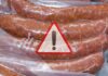 Salsicce confezionate sottovuoto