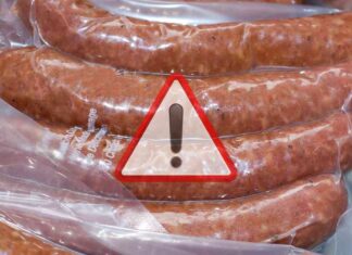 Salsicce confezionate sottovuoto