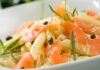 Pasta al salmone impiattata