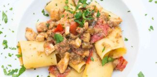 Paccheri al pesce spada