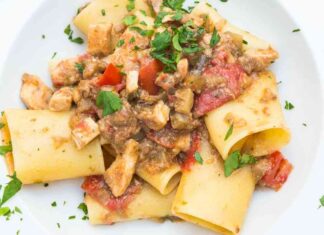 Paccheri al pesce spada