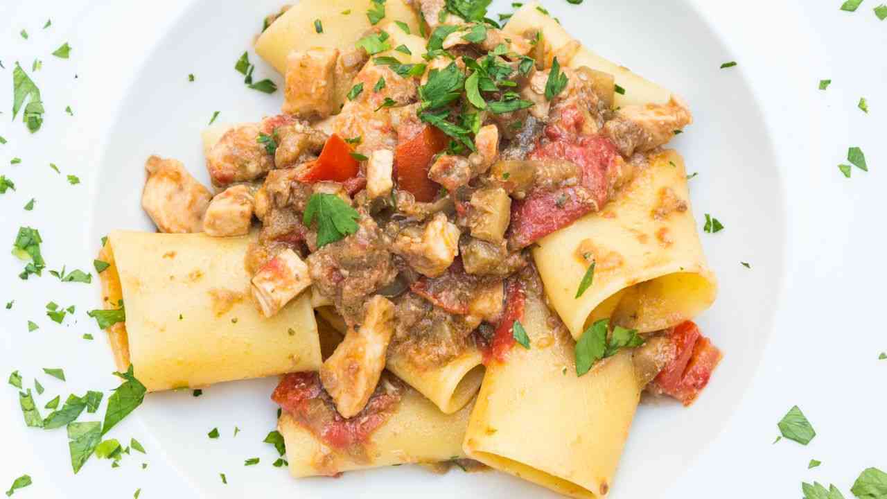 Paccheri al pesce spada