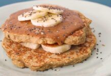Pancake proteici all'avena
