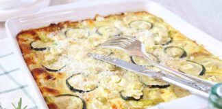 Parmigiana di zucchine con prosciutto cotto e formaggi RicettaSprint