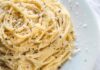 Un magnifico piatto di pasta cacio e pepe