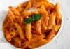 Pasta con crema di peperoni